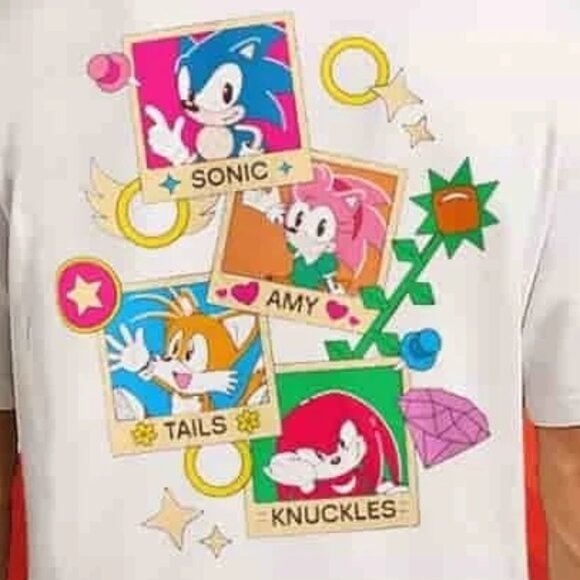 Sonic the Hedgehog Sonic Picture Day Tee Happy Memories With Sonic T-Shirt 134 - Picture 3 of 6